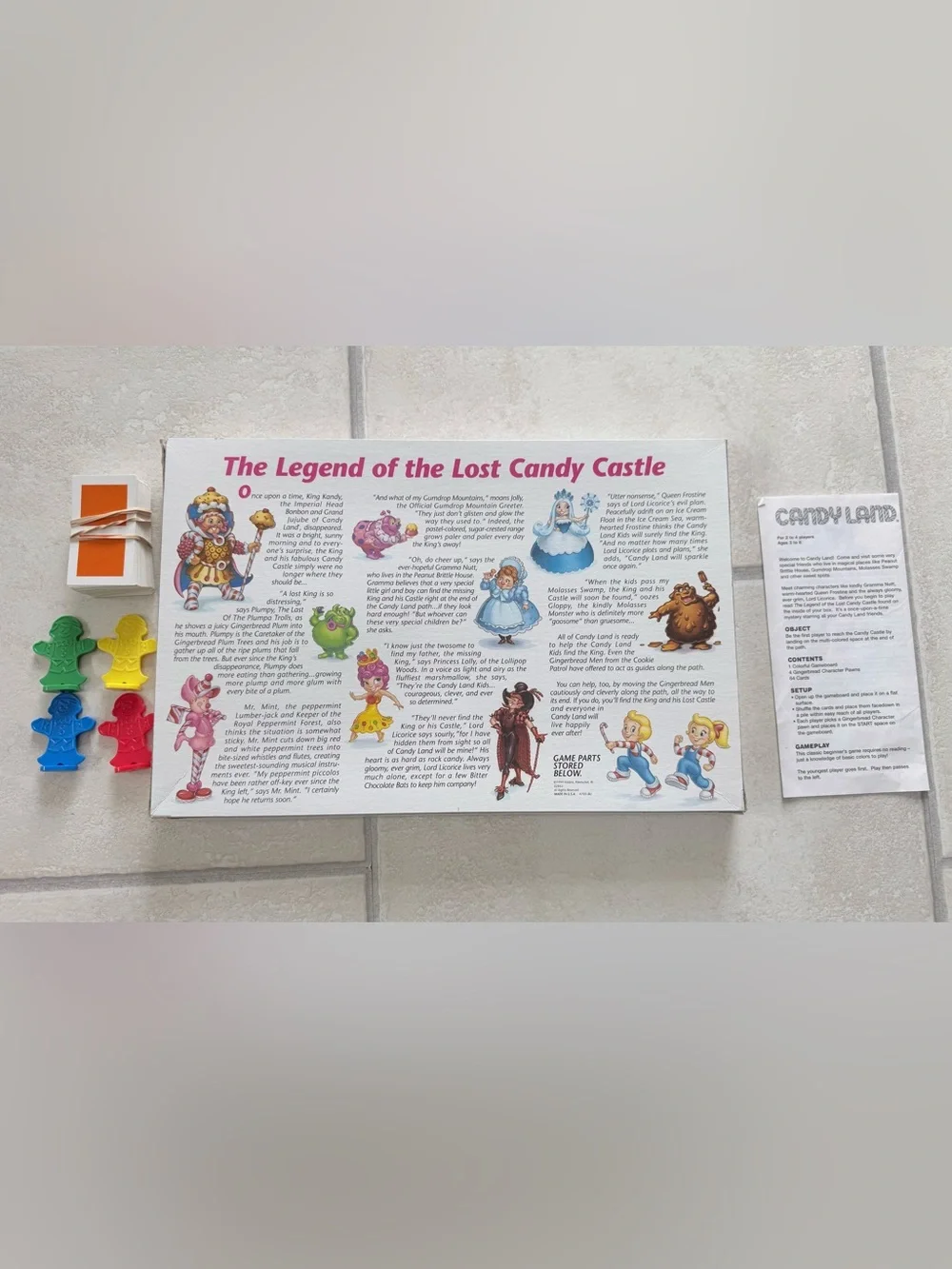 Vintage 2001 Candy Land Board Game by Milton Bradley